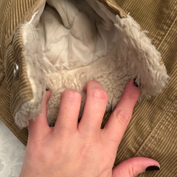 Vintage Earl Jean Corduroy Sherpa Jacket Size S - Picture 7 of 7